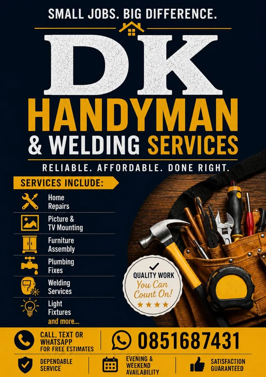 Handyman Services | Home Repairs | Welding - Image 2