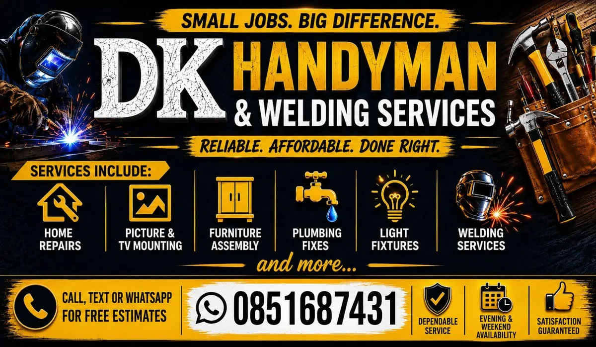 Handyman Services | Home Repairs | Welding - Image 3