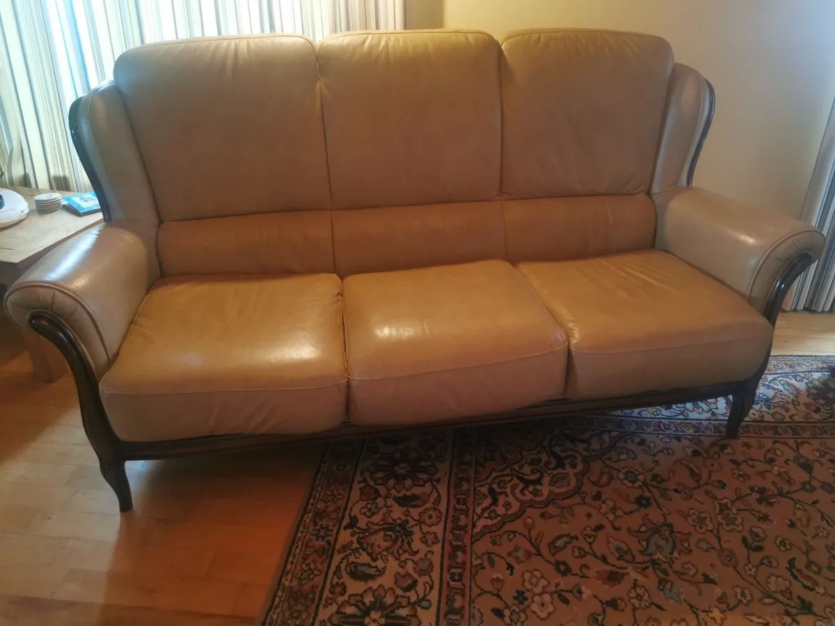 Couch and 2 arm chairs for sale - Image 2