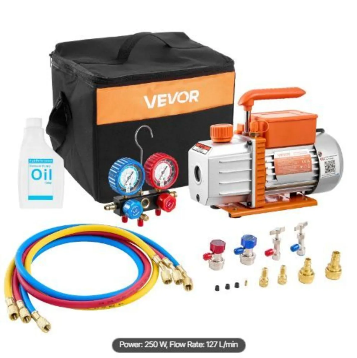 AC Vacuum Pump and Gauge Set - Image 4