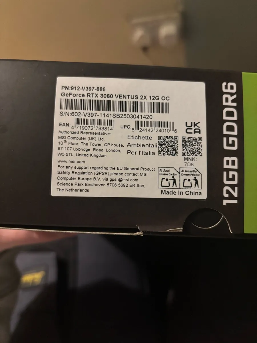 GeForce RTX 3060 ventus 2x 12G OC - Image 4
