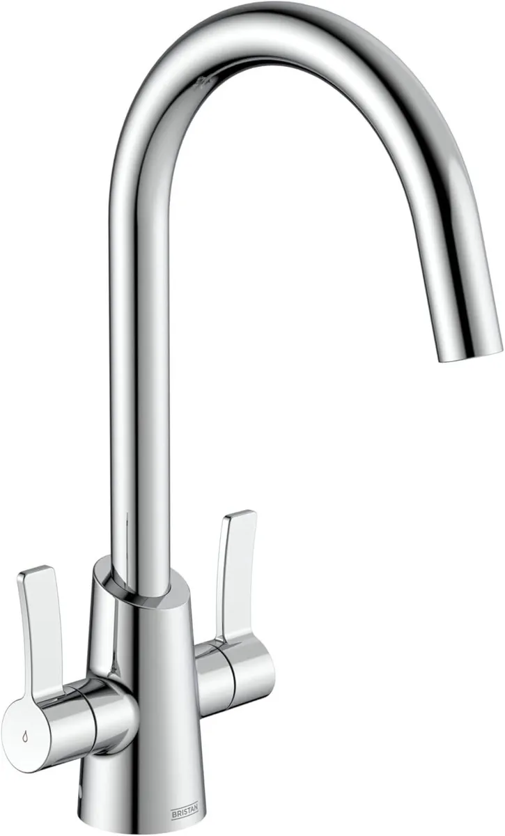 Acorn Kitchen Tap - Swivel spout Two Lever - Image 1