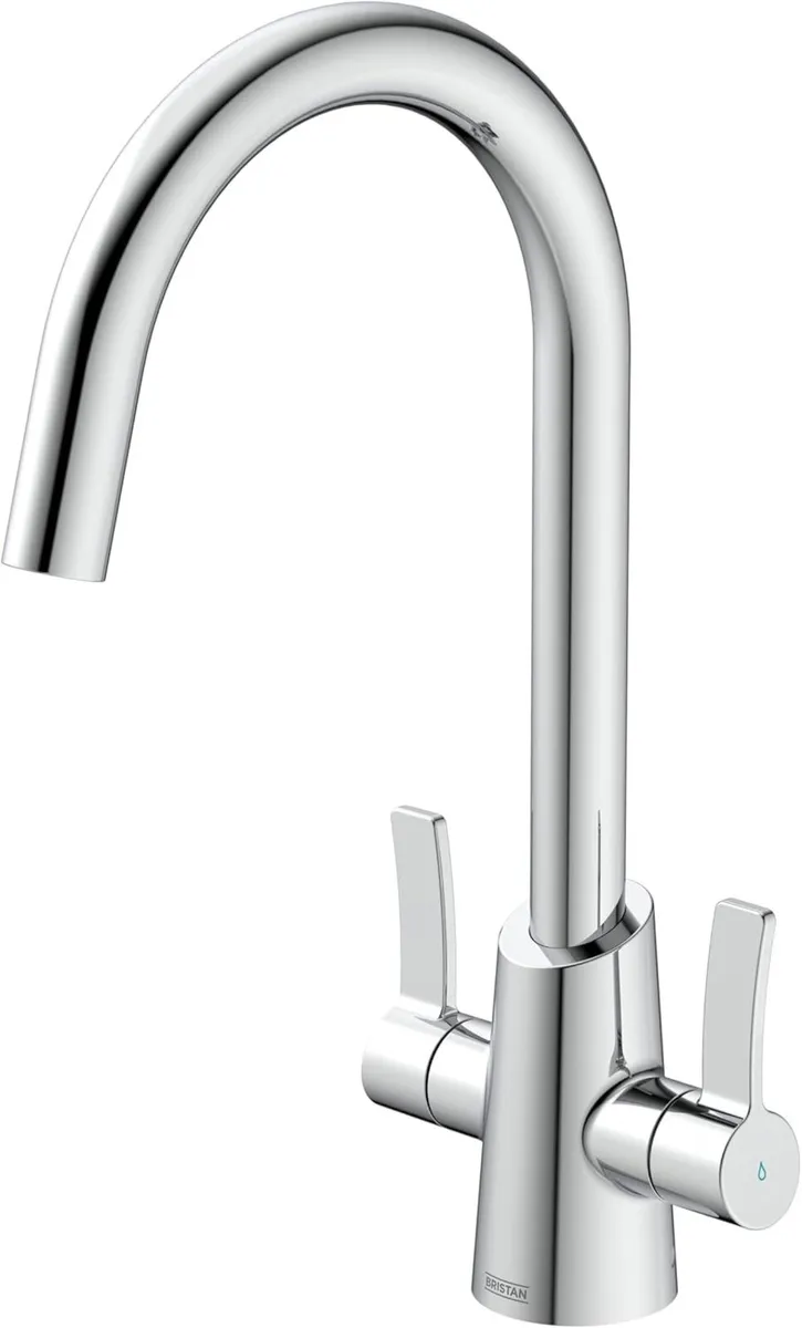 Acorn Kitchen Tap - Swivel spout Two Lever - Image 3