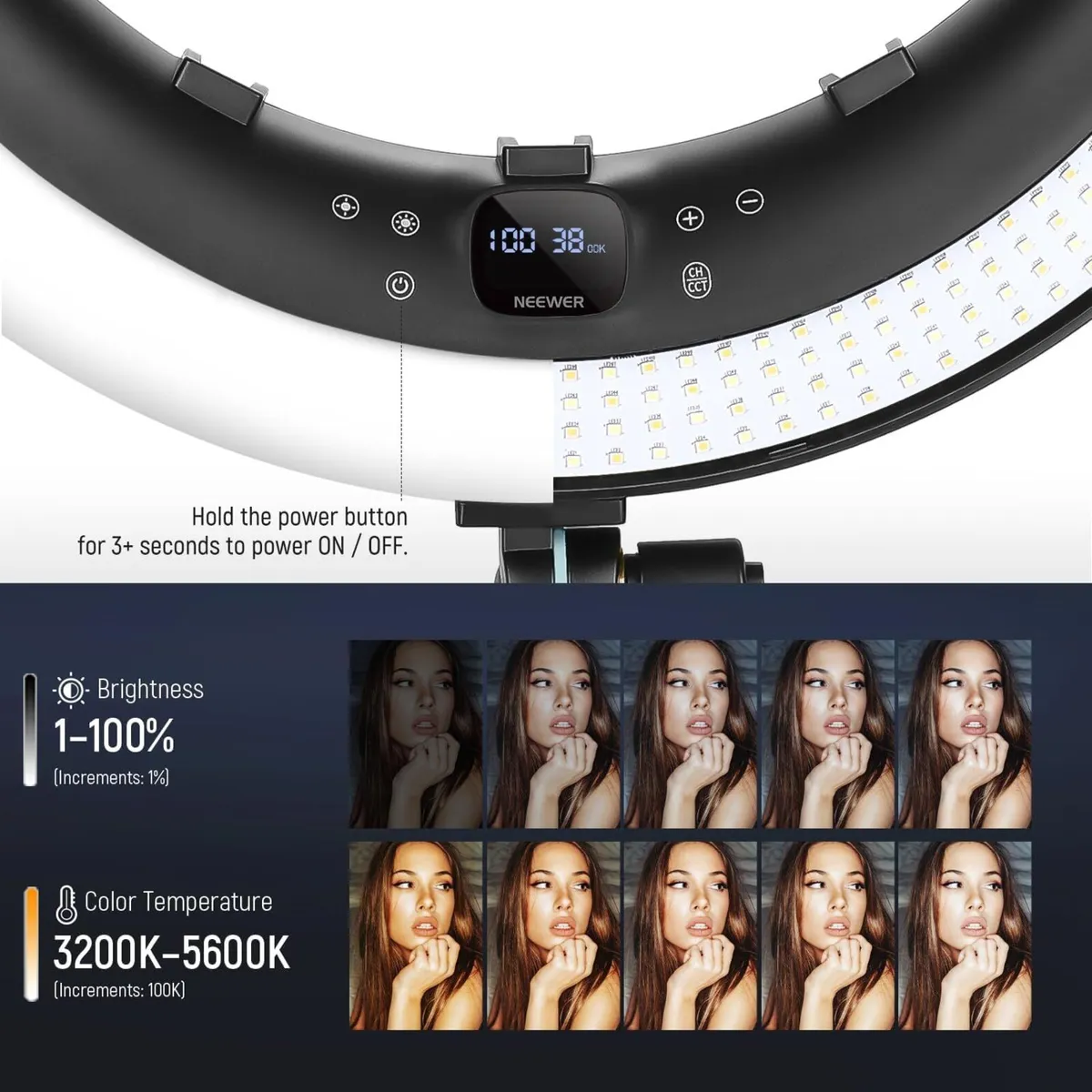 Ring Light RP19H 19 inch with Tripod Stand 3 - Image 4
