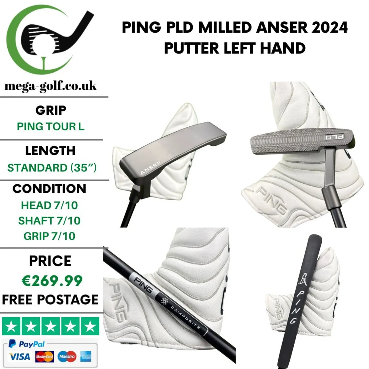 Ping PLD Milled Anser 2024 Putter / 35'' - Image 1