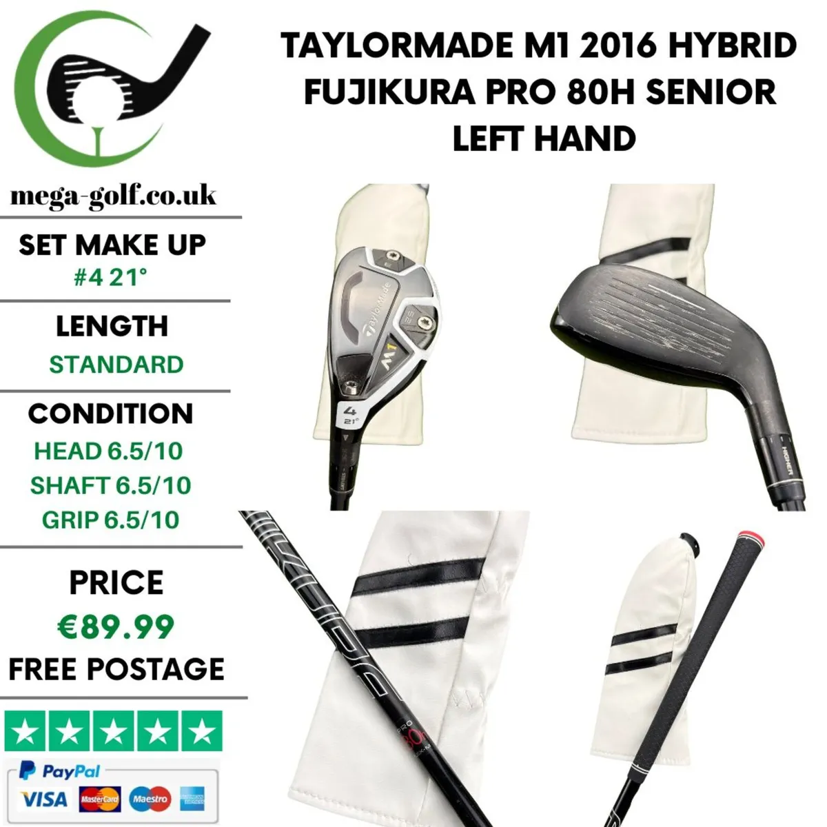 Taylormade M1 2016 Hybrid / #4 21° / Senior - Image 1