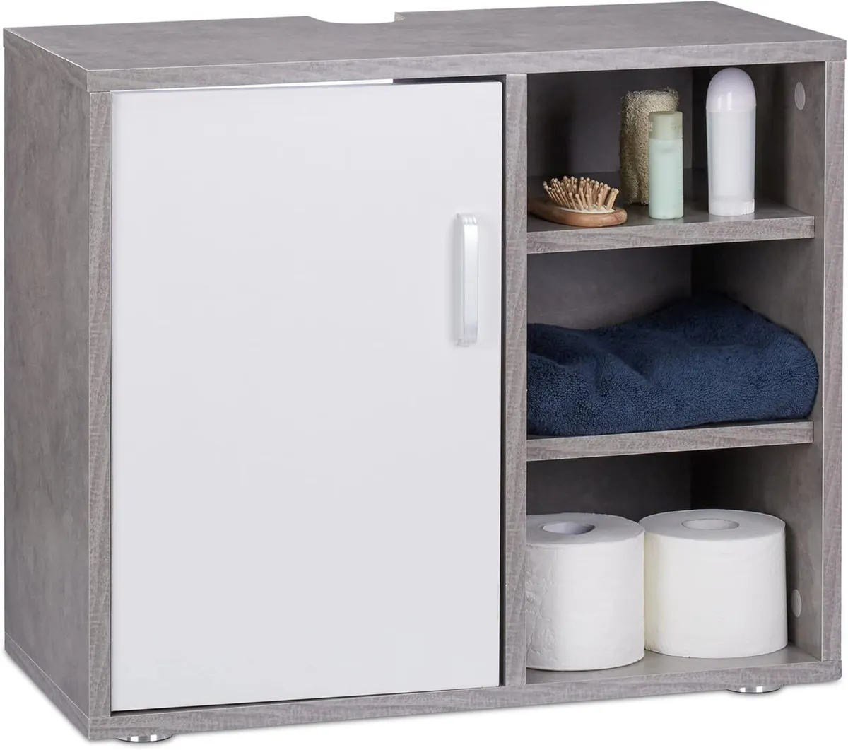 Basin Vanity Unit One Door Bathroom Under-Sink - Image 1
