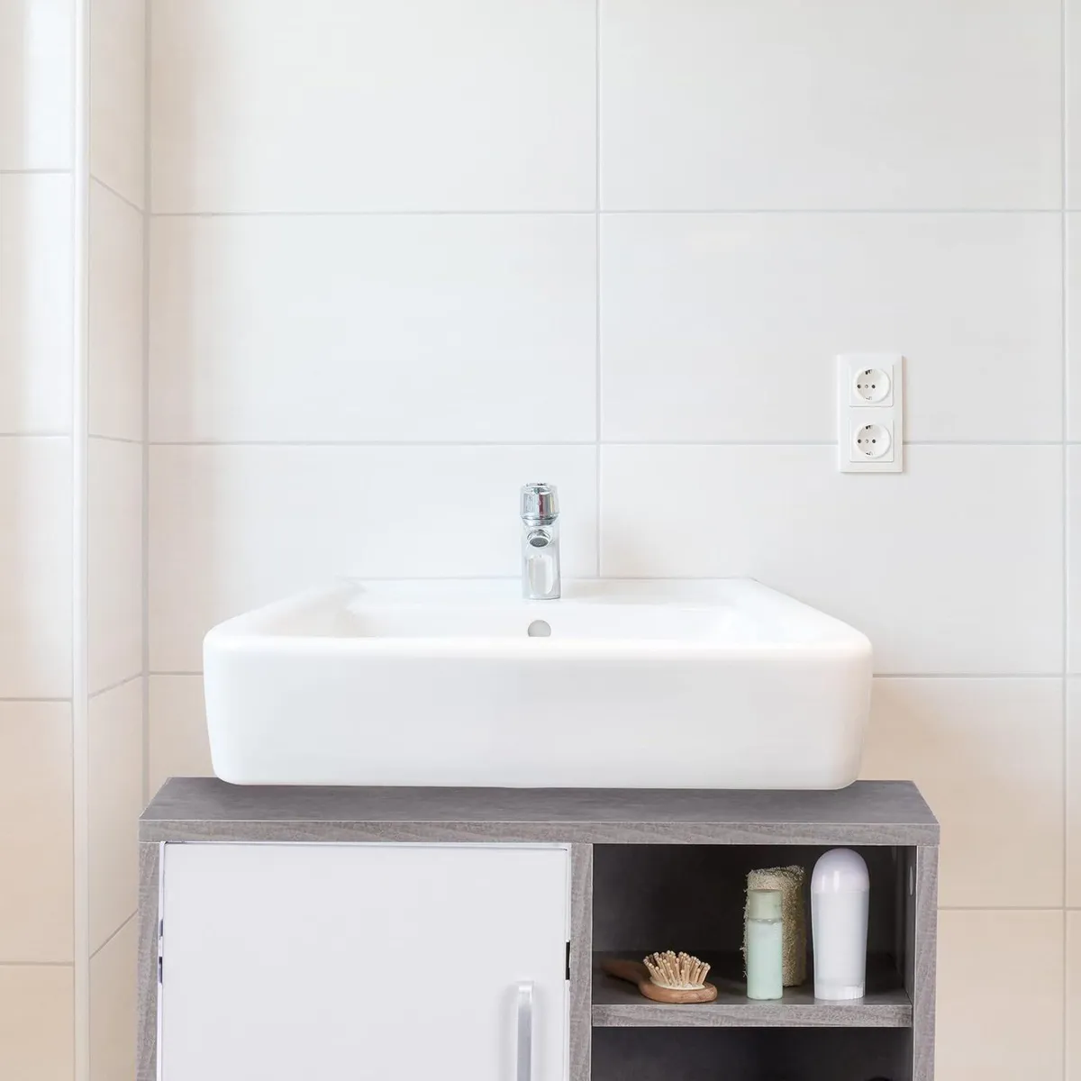 Basin Vanity Unit One Door Bathroom Under-Sink - Image 2