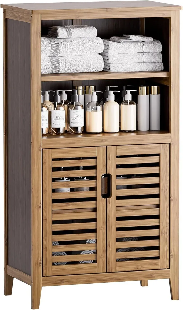 Bathroom Storage Cabinet Floor Standing Utility - Image 1