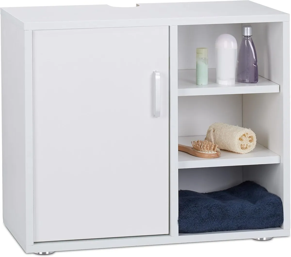 Basin Vanity Unit One Door Bathroom Under-Sink - Image 1