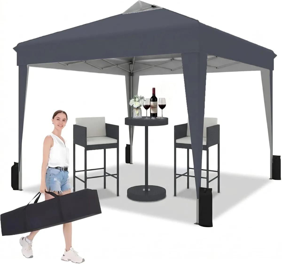 Pop up Gazebo with Sides 3m x Waterproof and UV - Image 1