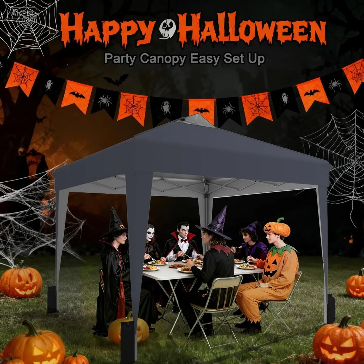 Pop up Gazebo with Sides 3m x Waterproof and UV - Image 3