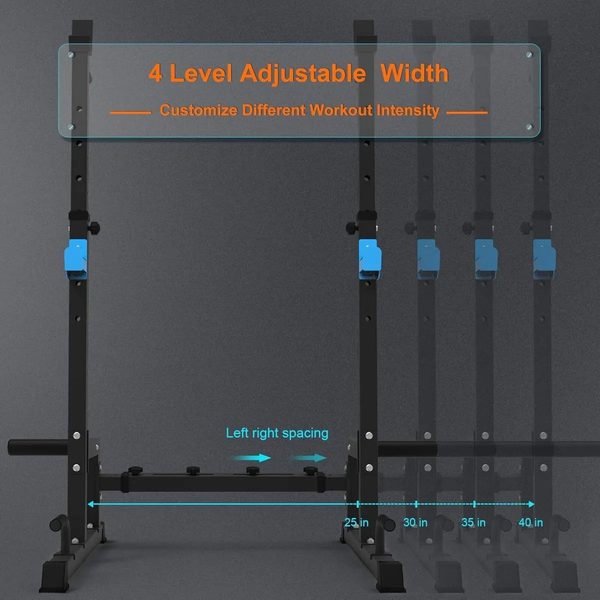 Squat Rack Multi-Function Barbell Height Adjustabl - Image 4
