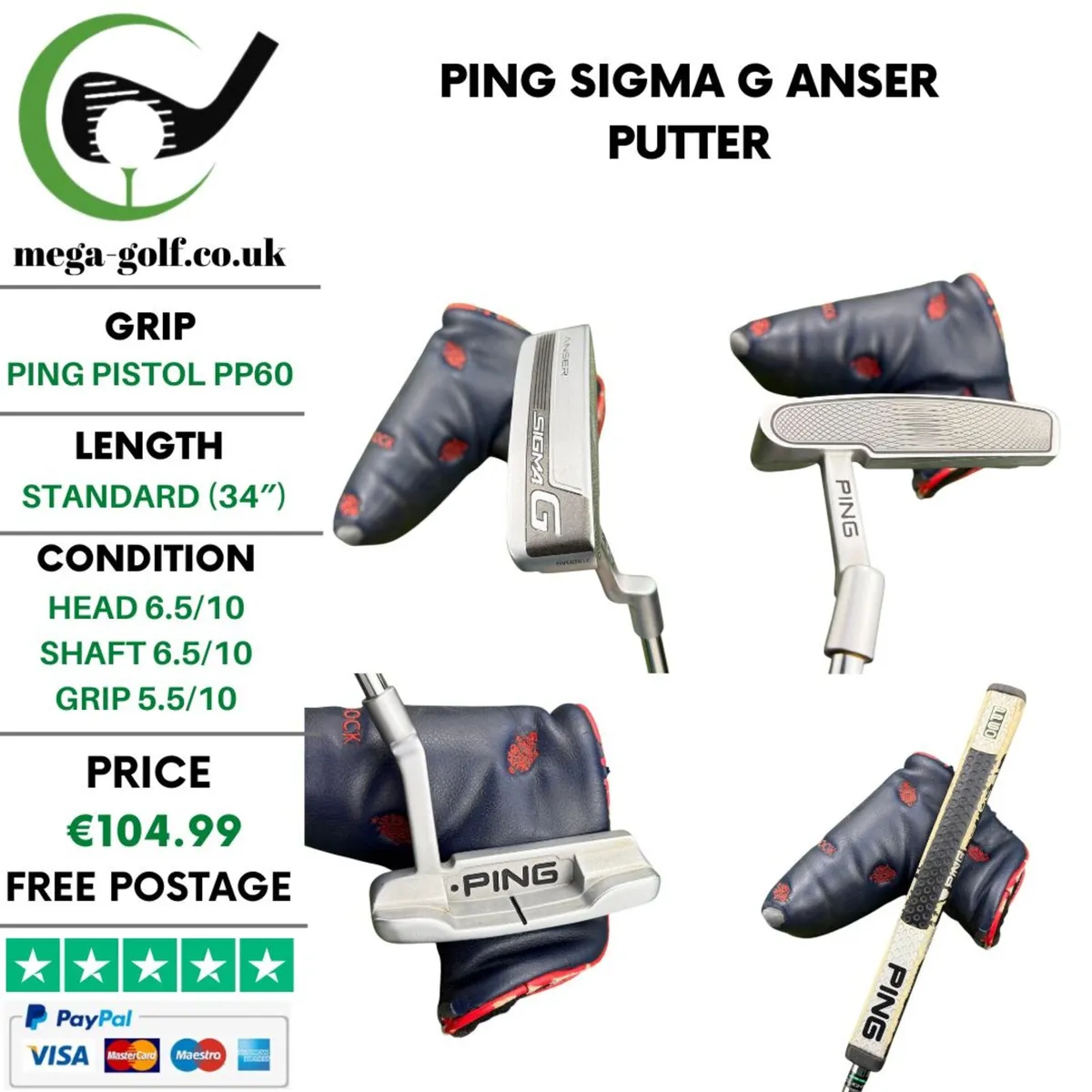 Ping Sigma G Anser Putter / 34'' - Image 1