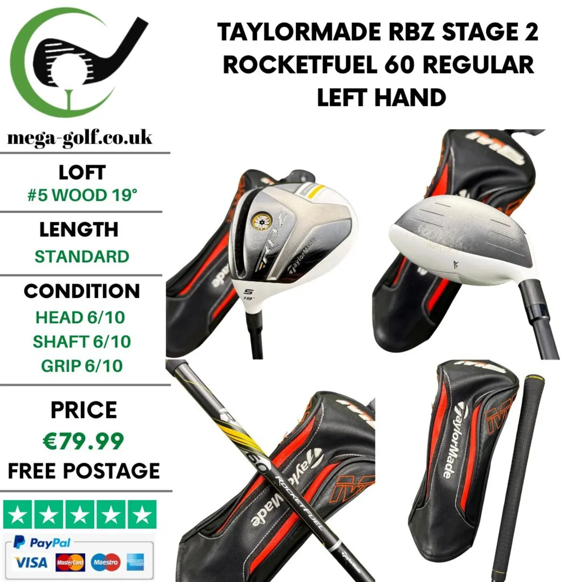 Taylormade RBZ Stage 2 #5 Wood 19° / Regular - Image 1