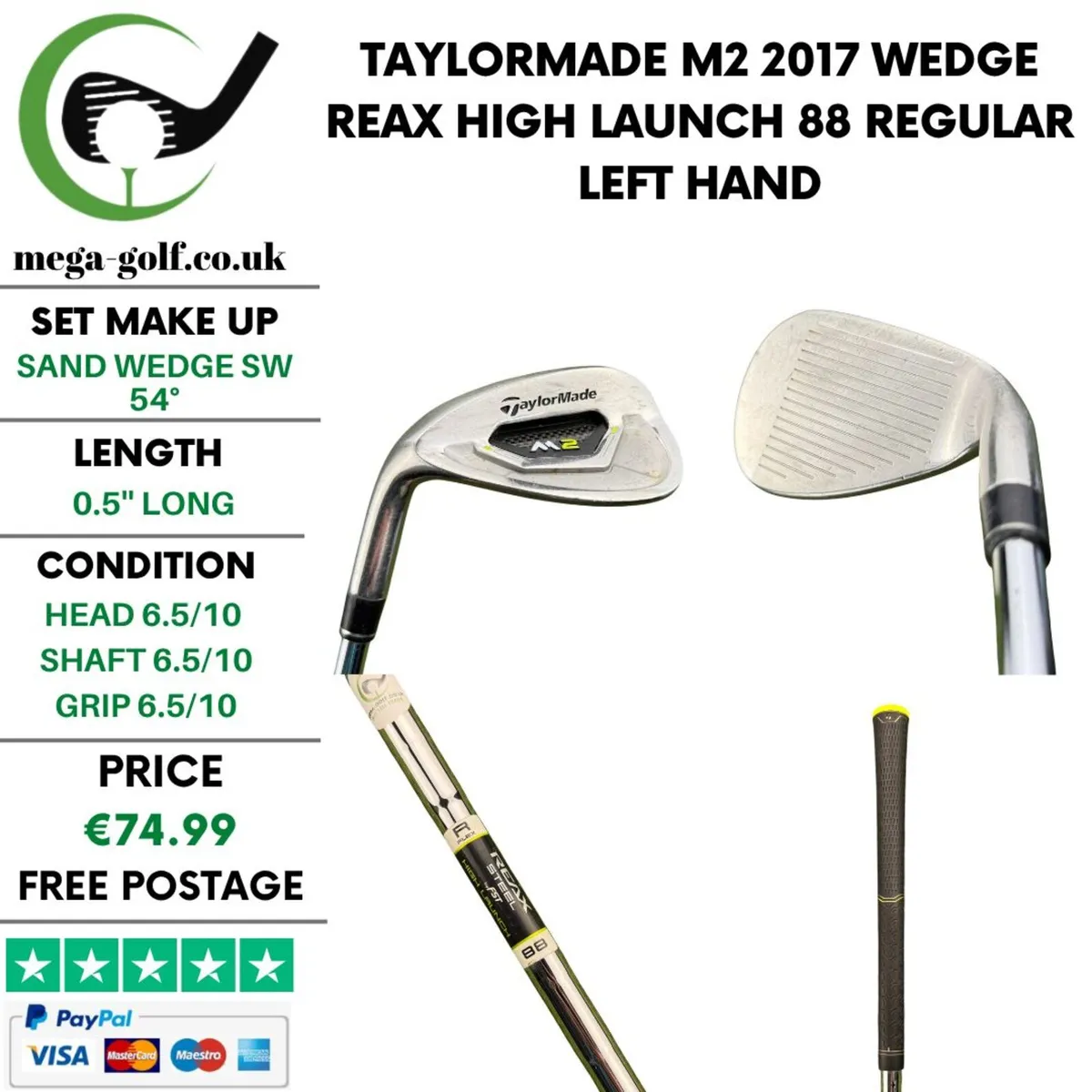 Taylormade M2 2017 Wedge Sw 54° / Regular - Image 1