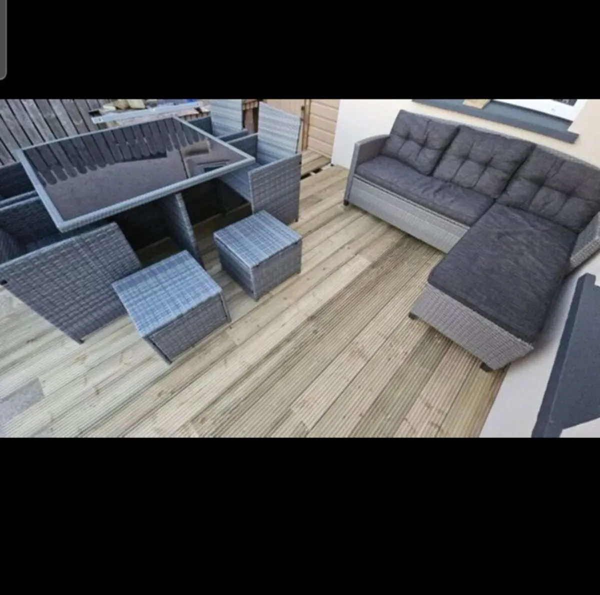 Garden furniture- dining & lounge set