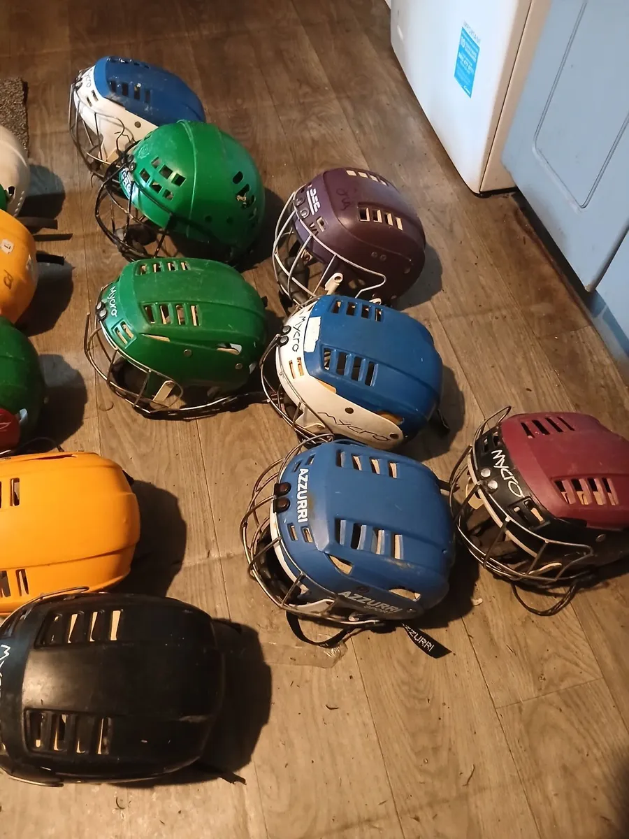 11 hurling helmets all go together 100e - Image 2