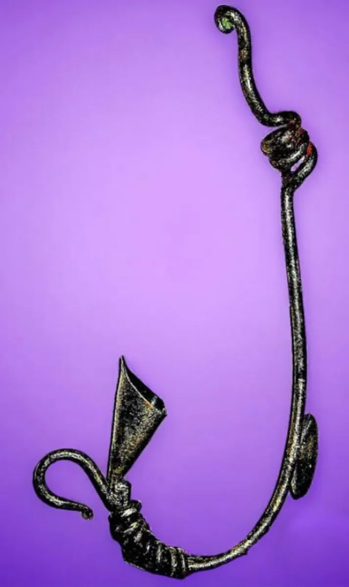 Vintage Pair Wrought Iron Wall Candle Sconces - Image 3