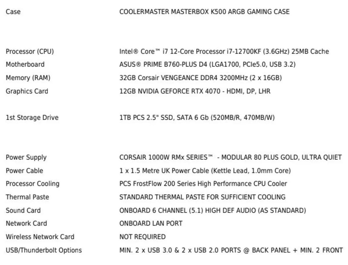 Gaming PC - RTX 4070 - Image 2