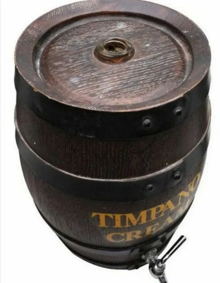A Pair Of Vintage Timpano Cream Serving Barrels - Image 2