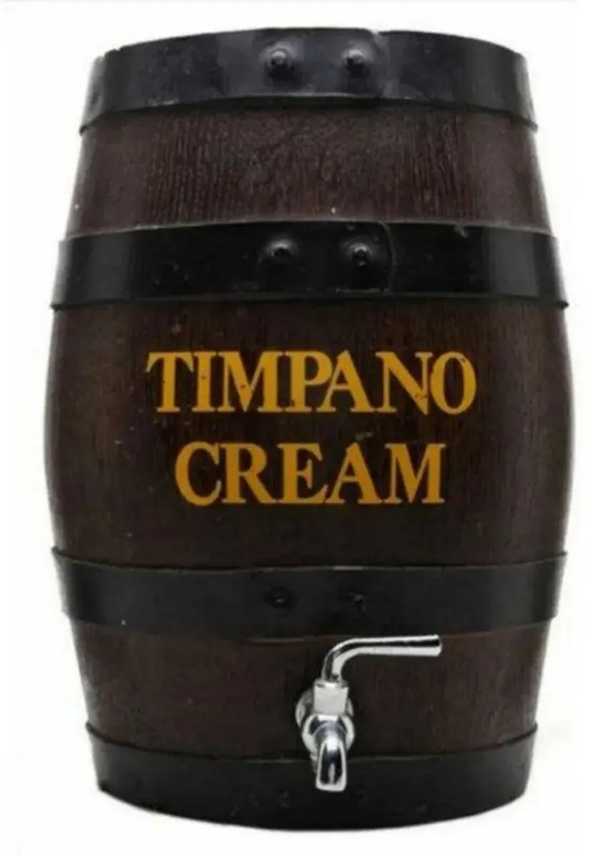 A Pair Of Vintage Timpano Cream Serving Barrels - Image 1