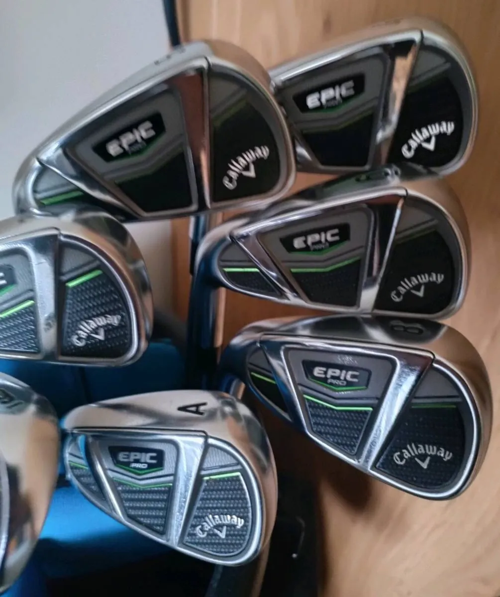 Callaway Epic Pro irons 4-AW LH - Image 2