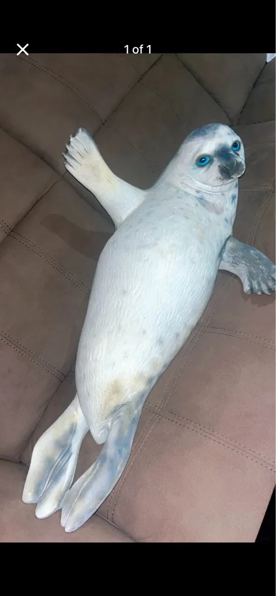 Life size seal ornament