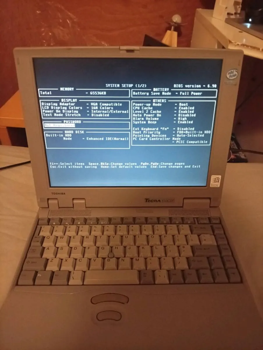 1996 Tecra510CDT Working !!! Extremely RARE laptop - Image 1