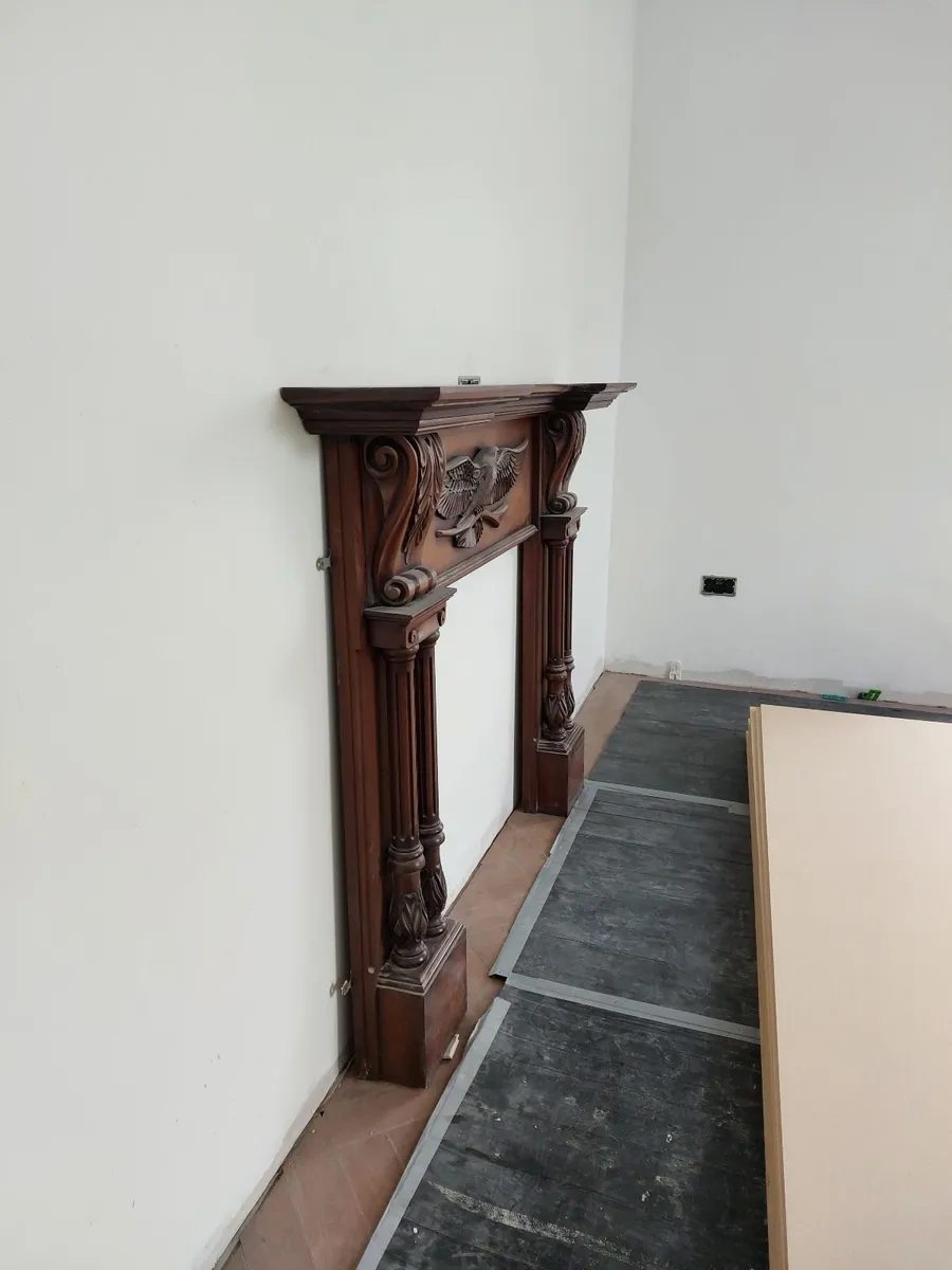 Wooden fireplace / fire mantle - Image 1