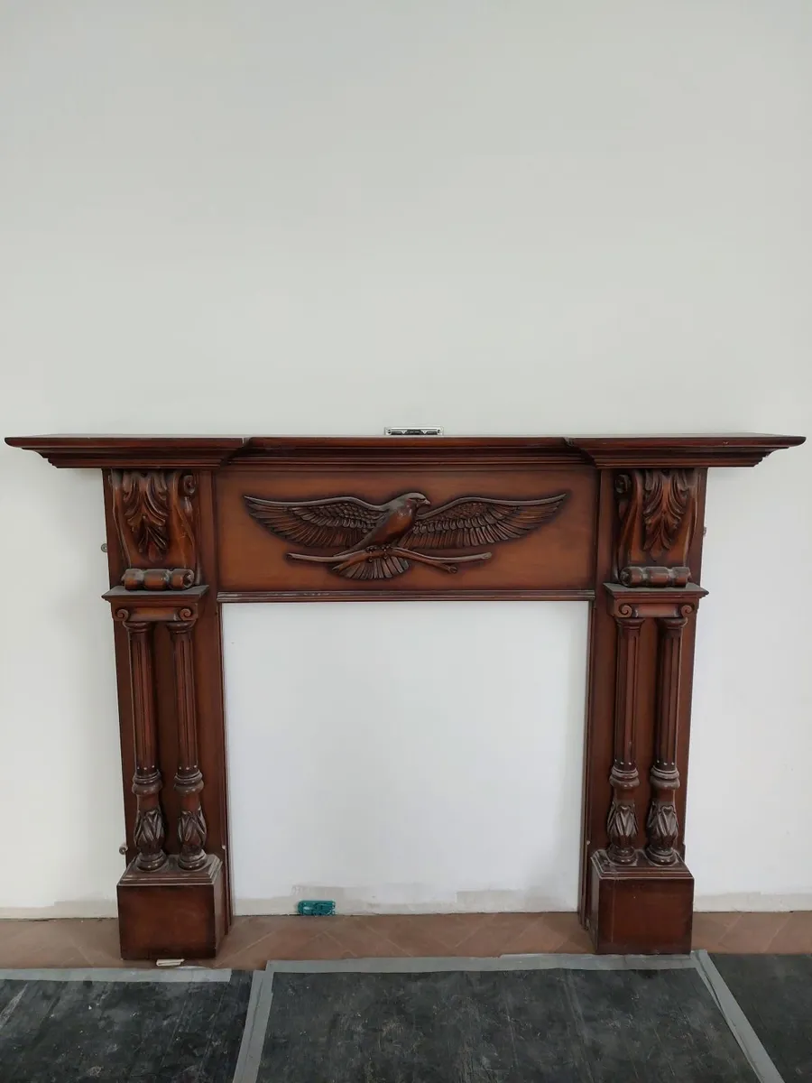 Wooden fireplace / fire mantle - Image 2