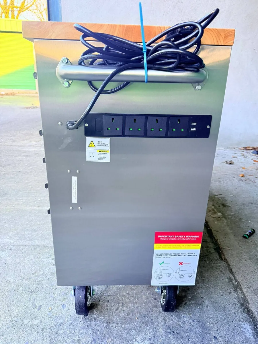 BRAND NEW 9-DRAWER STAINLESS STEEL STORAGE CABINET - Image 2