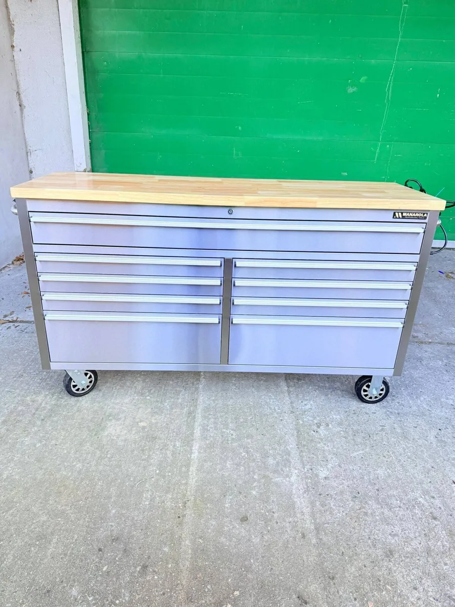 BRAND NEW 9-DRAWER STAINLESS STEEL STORAGE CABINET - Image 3