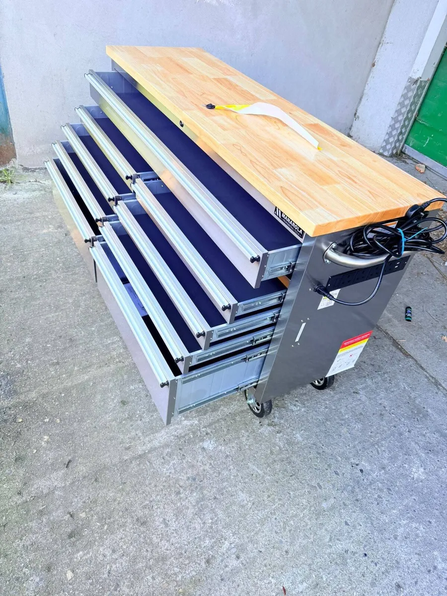 BRAND NEW 9-DRAWER STAINLESS STEEL STORAGE CABINET - Image 4