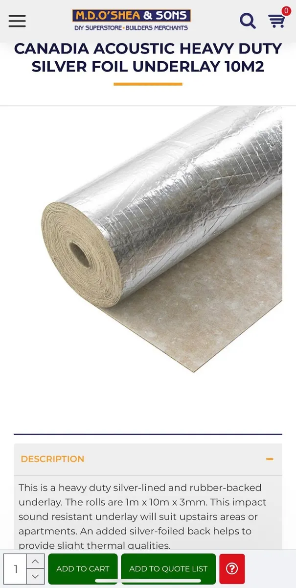 Laminate Flooring 12mm & Acoustic Underlay - Image 2