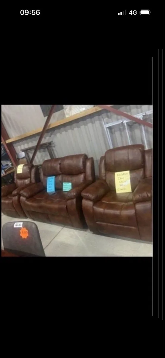 New suites of furniture 3 colours available - Image 1