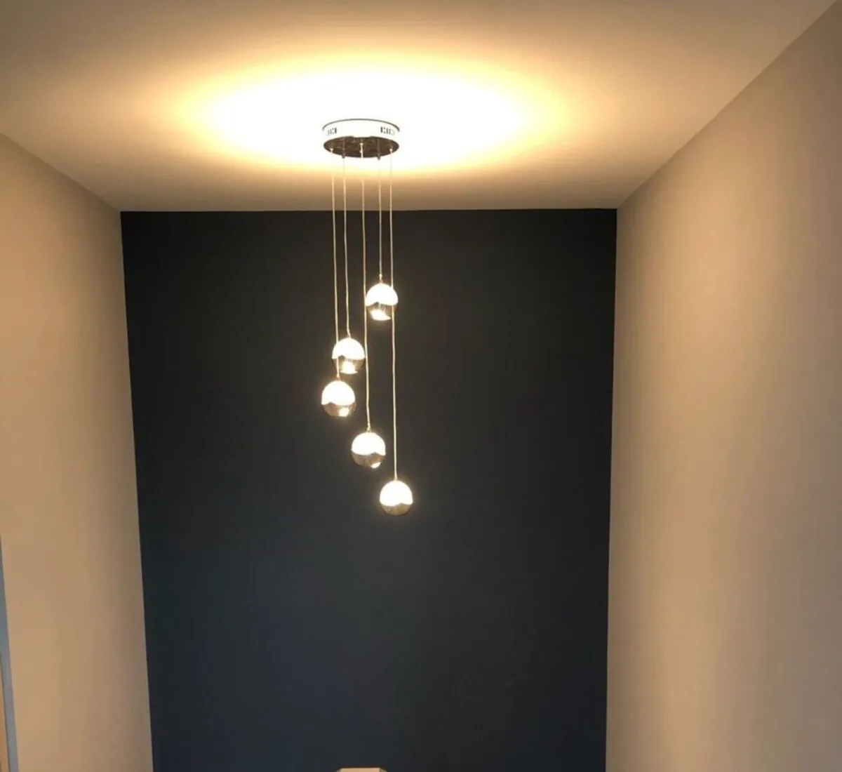 Modern 5 ball Cluster LED light - Image 2
