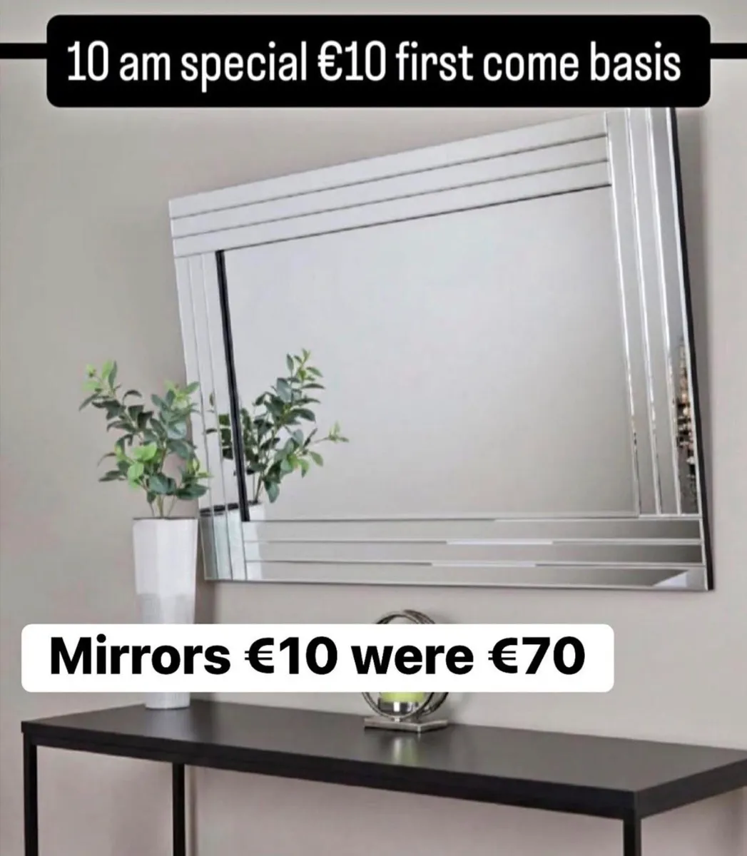 Mirrors at clearance sale in Outlet Store KCR - Image 1