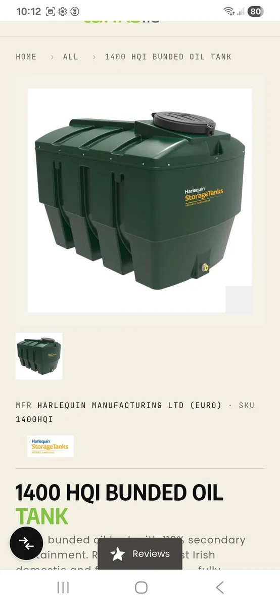 Bunded 1400 litre oil tank 2024 - Image 4
