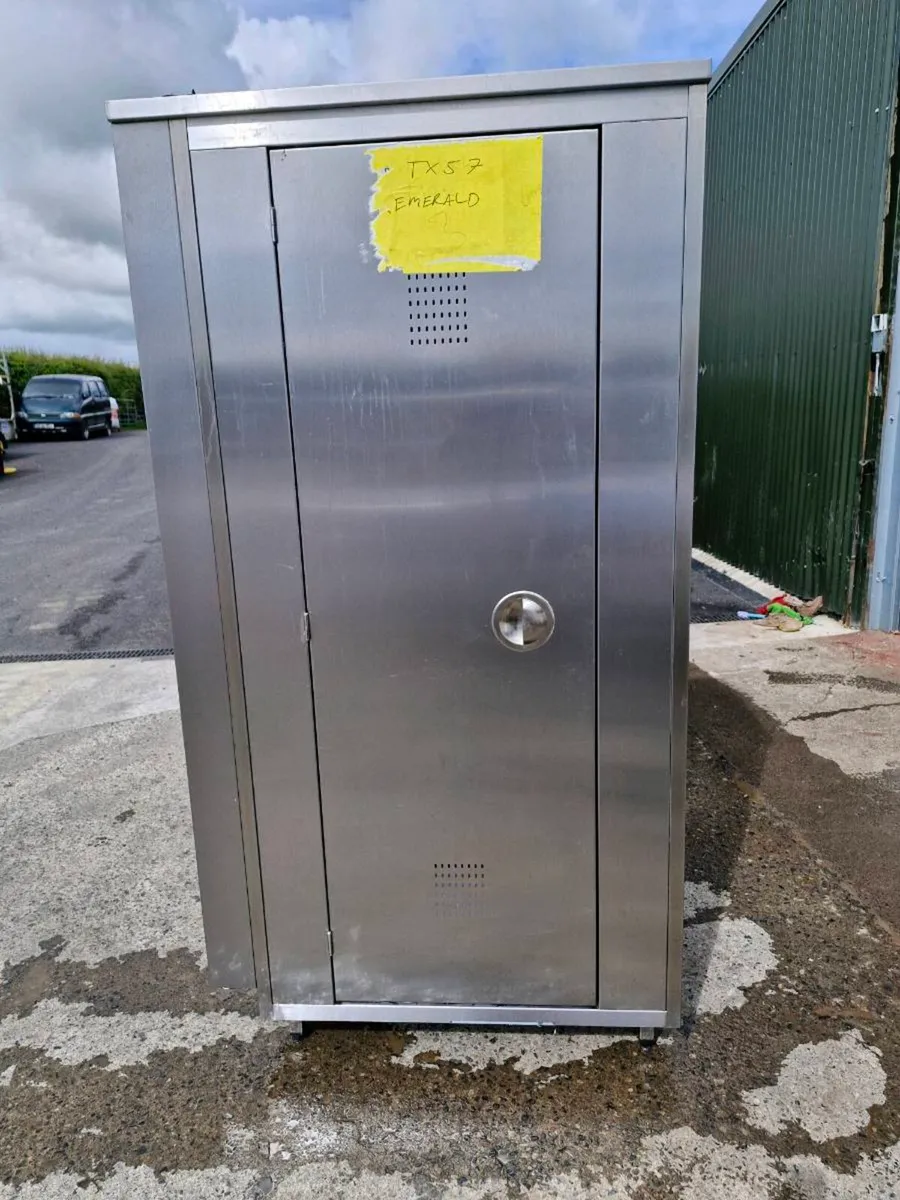 Stainless Steel Janitors Cabinet with Mop Sink - Image 2