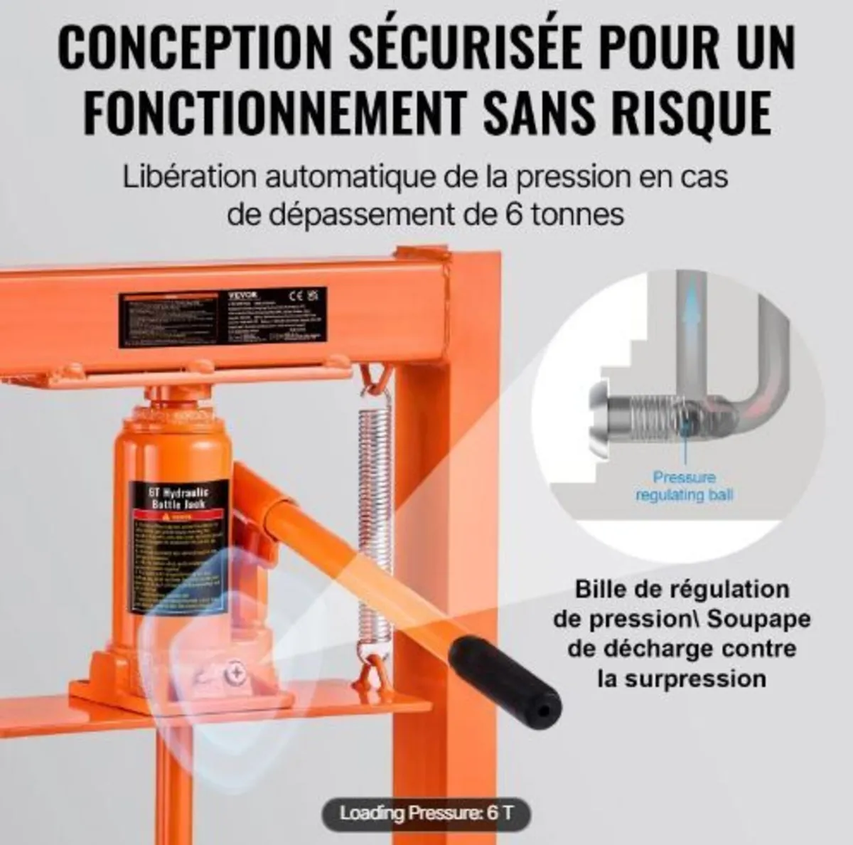 Hydraulic Shop Press 6 Ton - Image 3