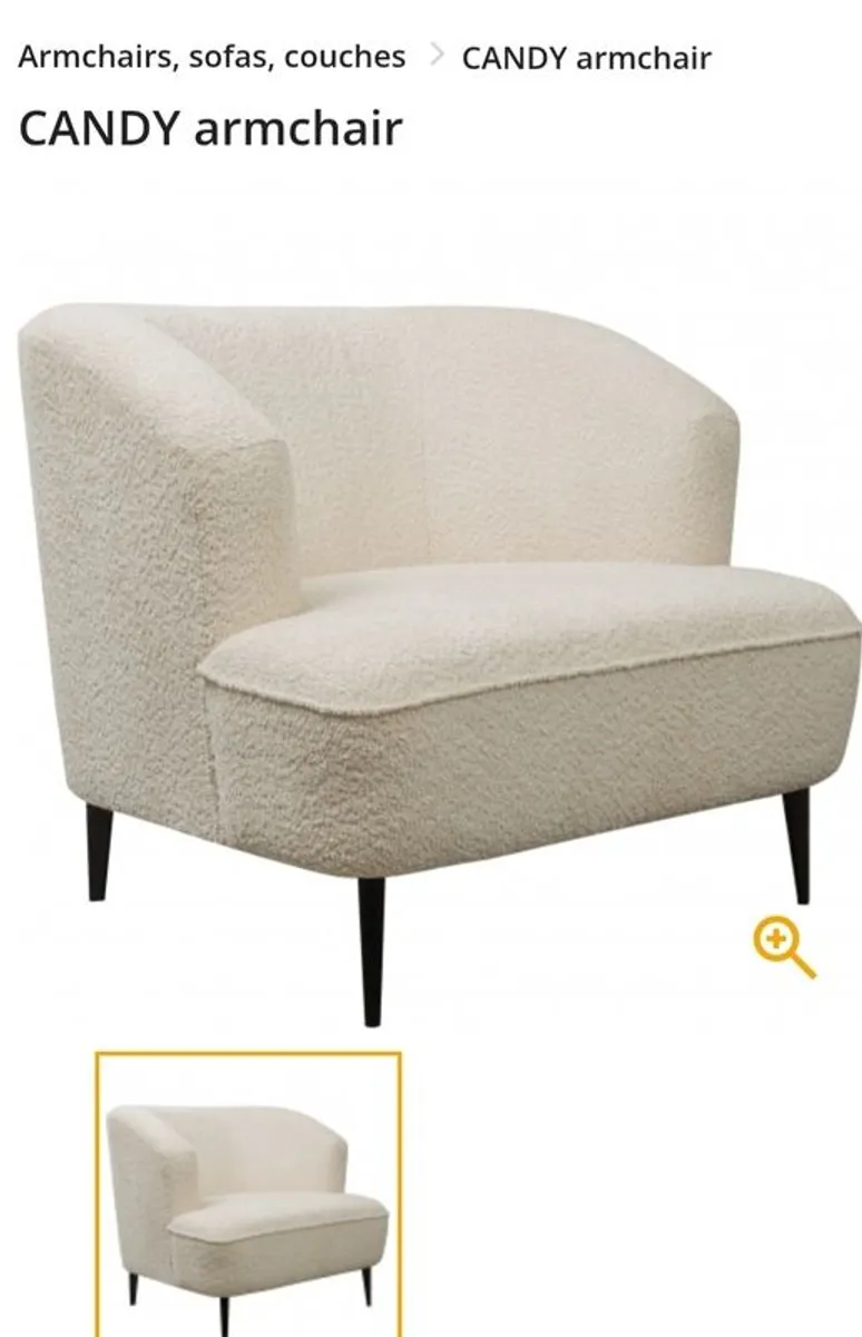 Brand new copper armchair - Image 2