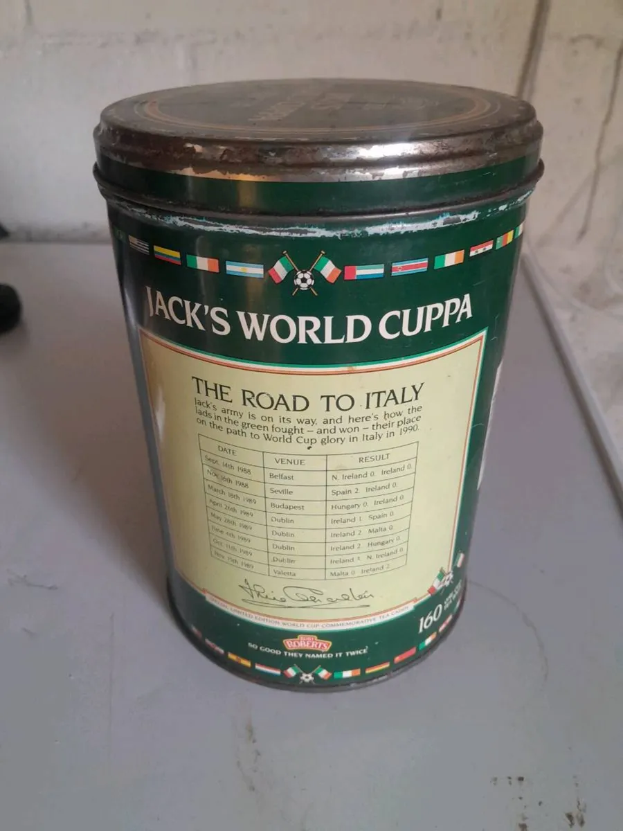 1990 world cup  advertising  tin - Image 4