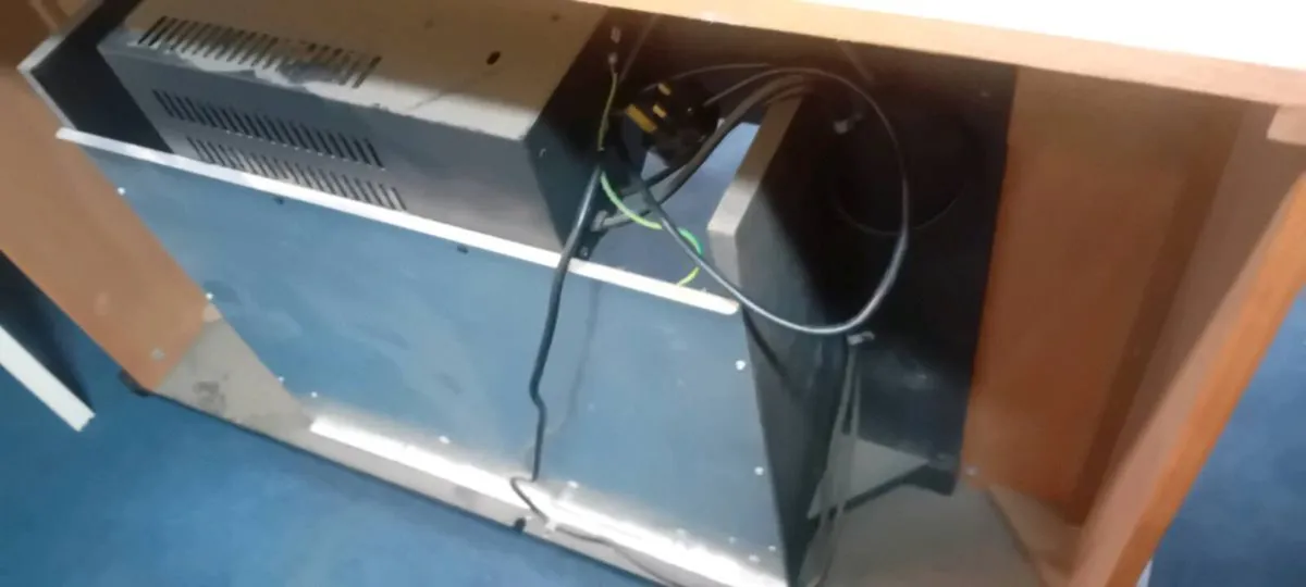 Modern Electric Fire With Surround - Image 3