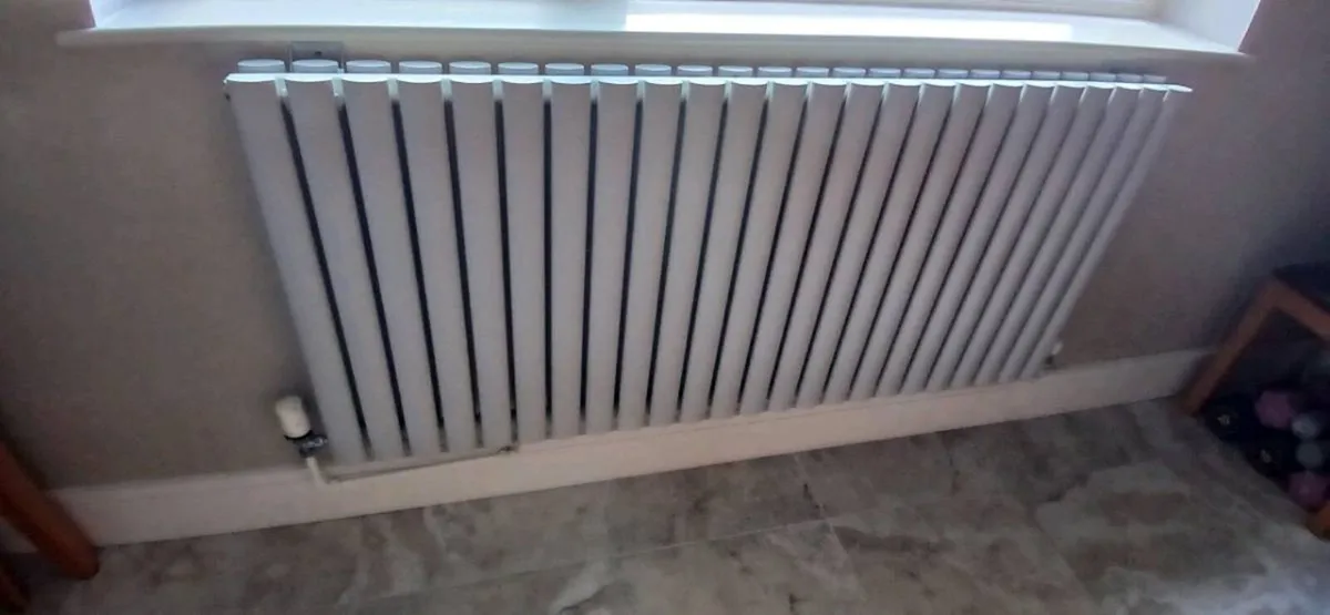 Designer steel radiator. - Image 1