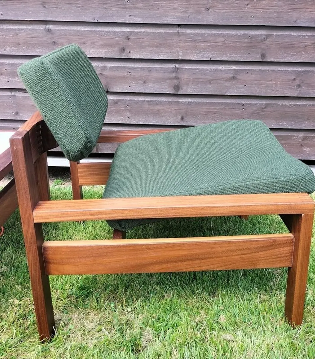 Mid Century Vintage Crannac Bunbeg Chair & Coffee Table - Image 4