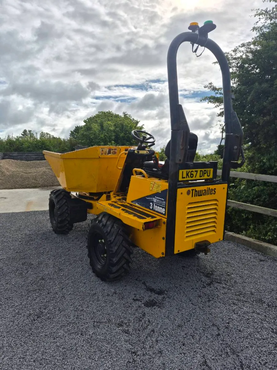 Thwaites 3 Ton Swivel Dumper - Image 2