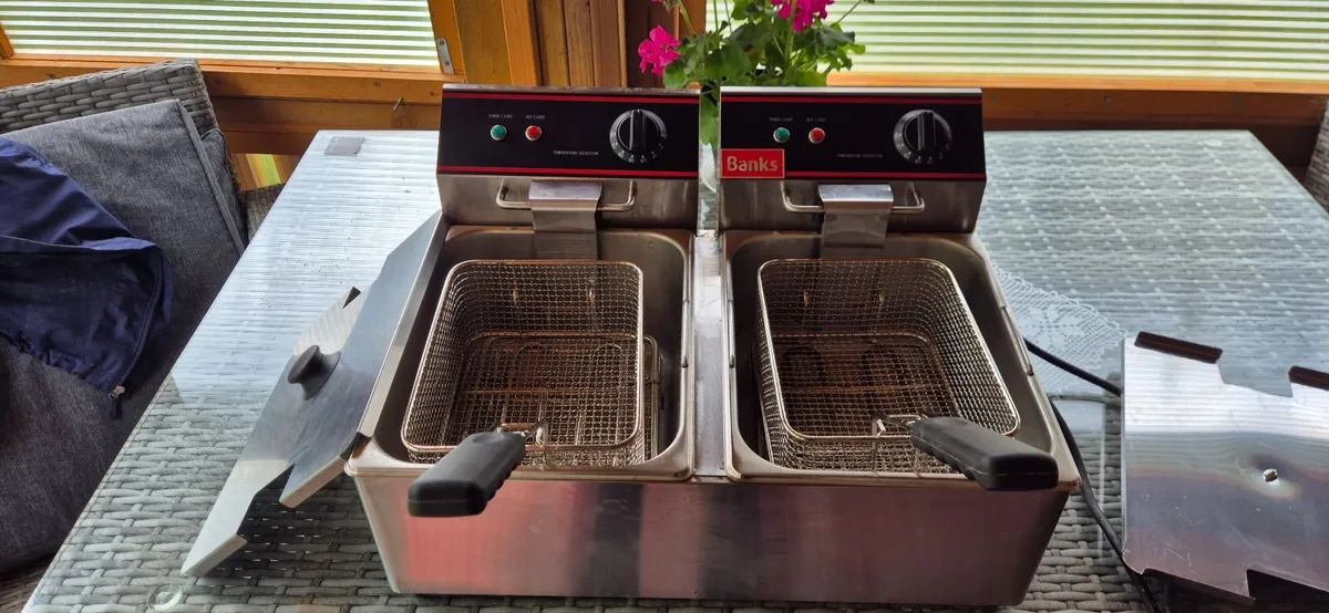 Banks electric twin tank fryer - Image 2