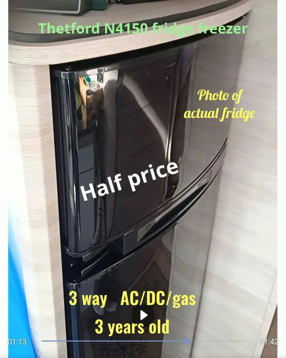 Thetford fridge freezer for motorhome - Image 1