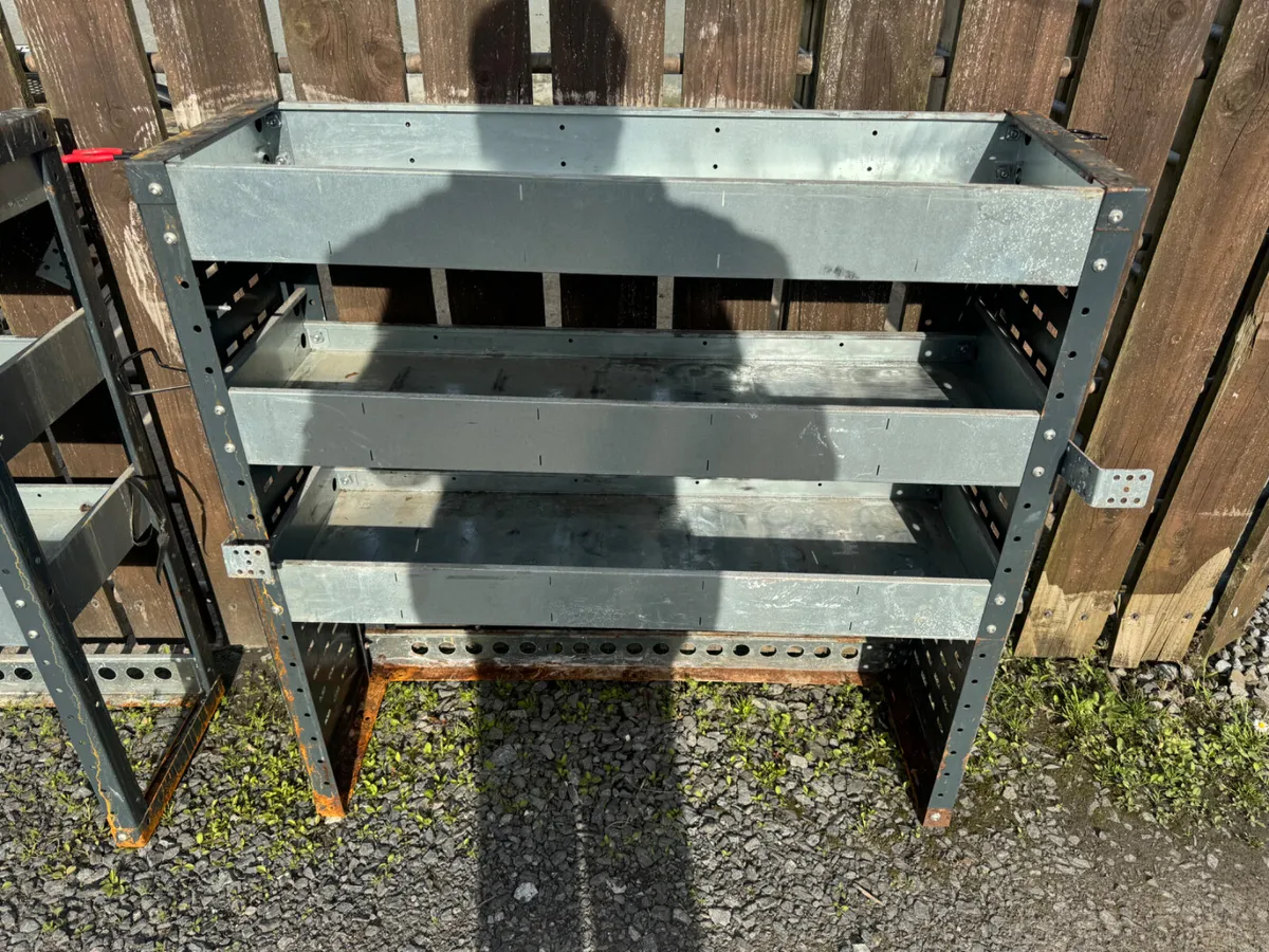 Ford transit custom or similar size Van racking - Image 2